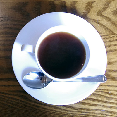 店主が焙煎したこだわりのコーヒー